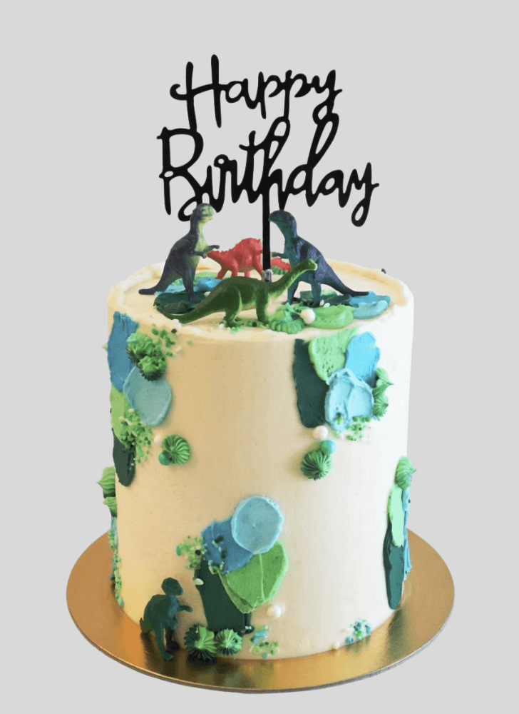 Good Looking Dinosaur Cake