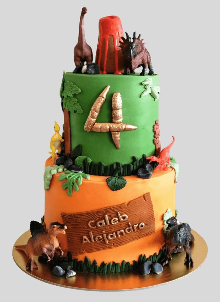 Graceful Dinosaur Cake