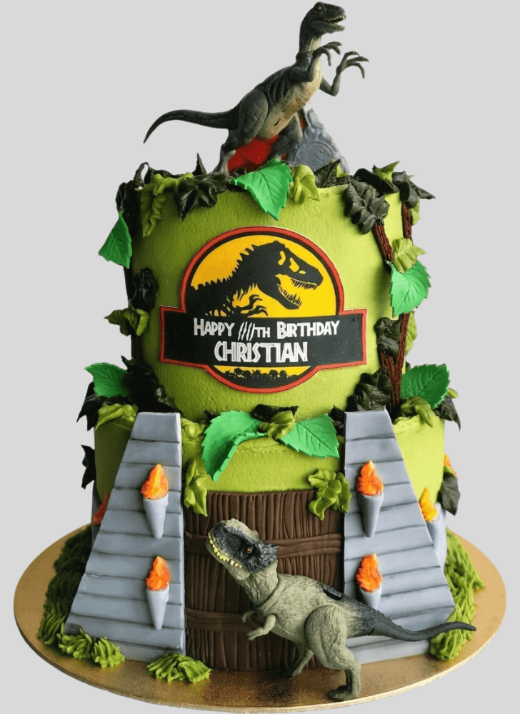 Grand Dinosaur Cake