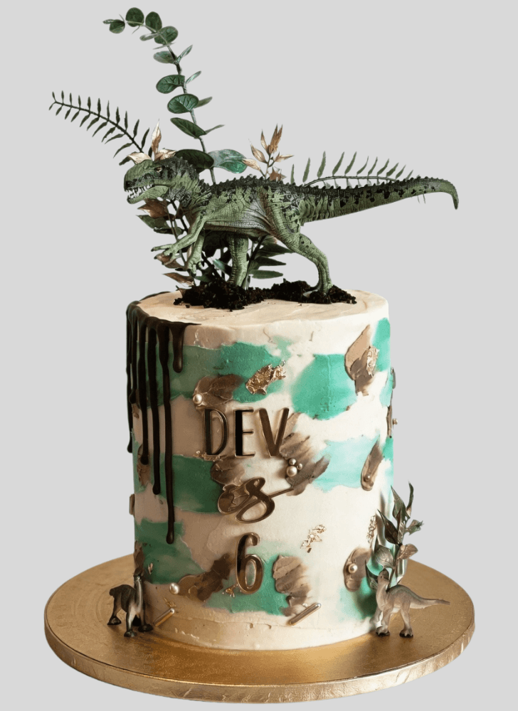Handsome Dinosaur Cake