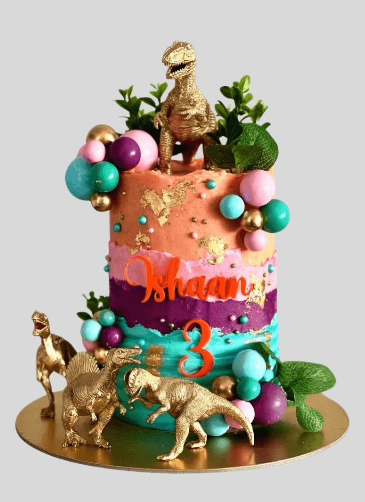 Marvelous Dinosaur Cake