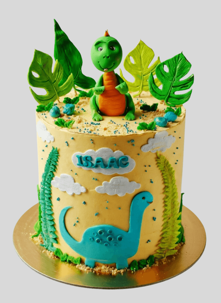 Resplendent Dinosaur Cake