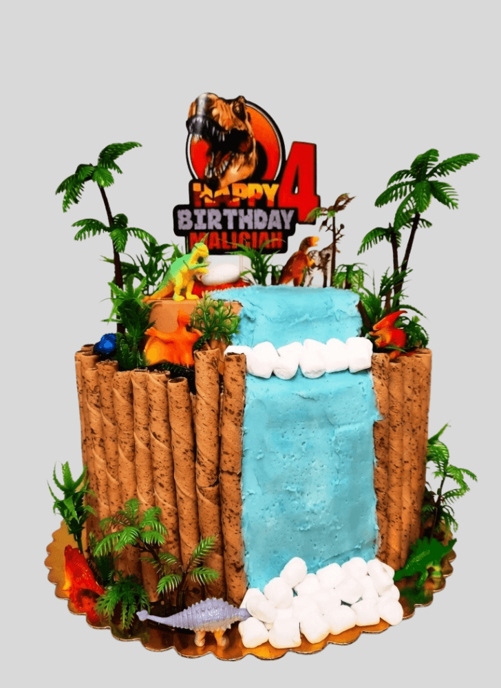 Wonderful Dinosaur Cake Design