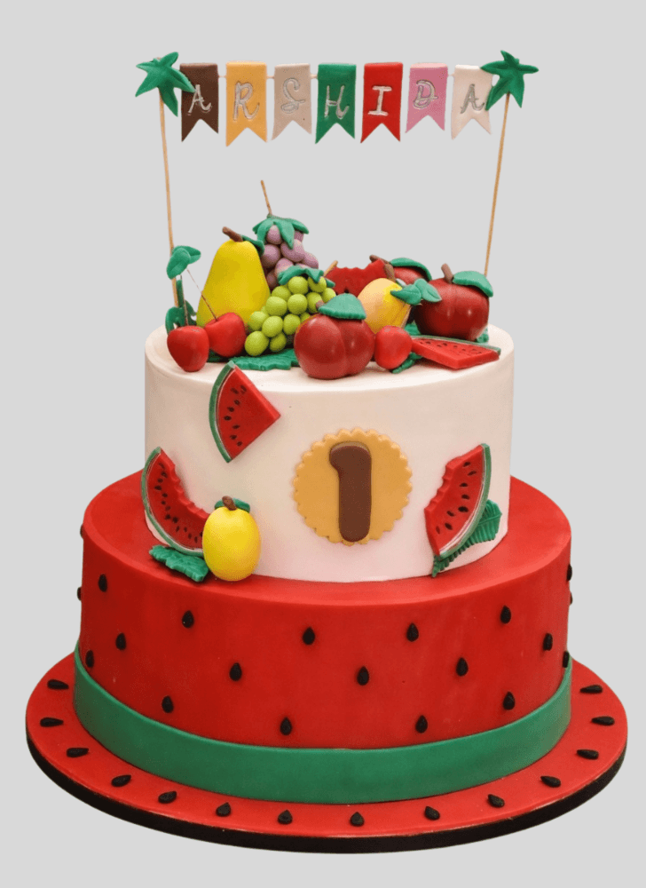 Admirable Fruit Cake Design