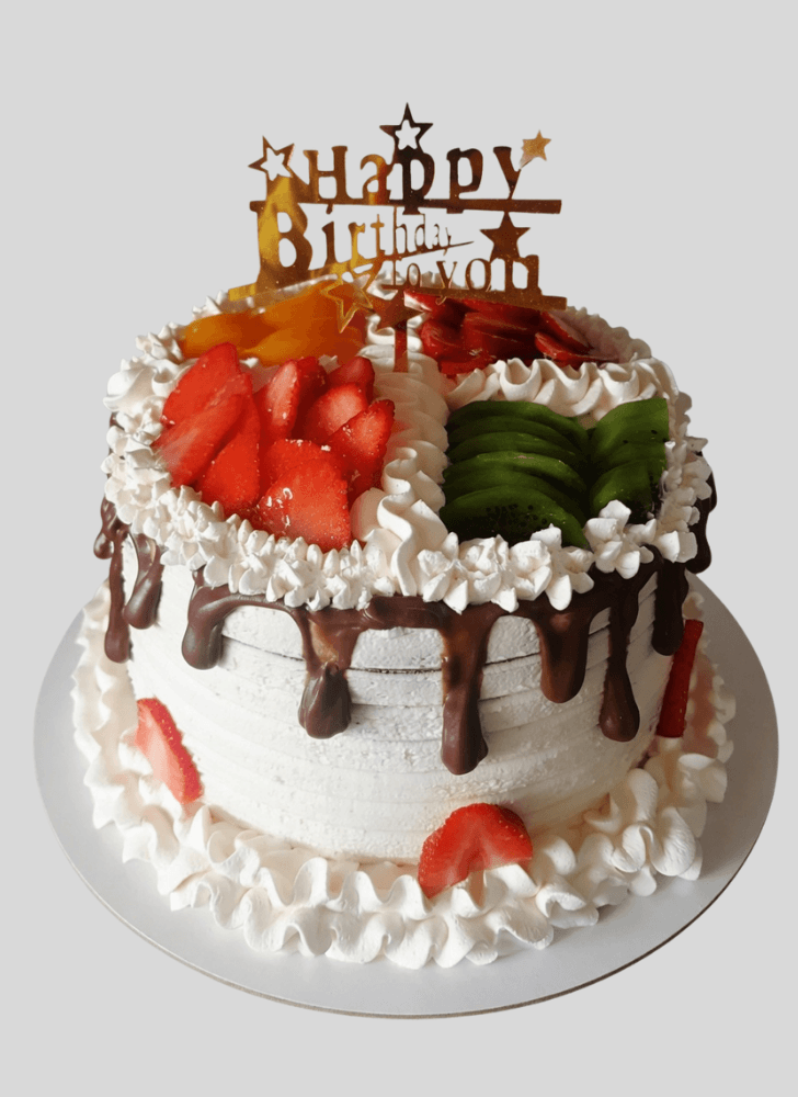 Pretty Fruit Cake
