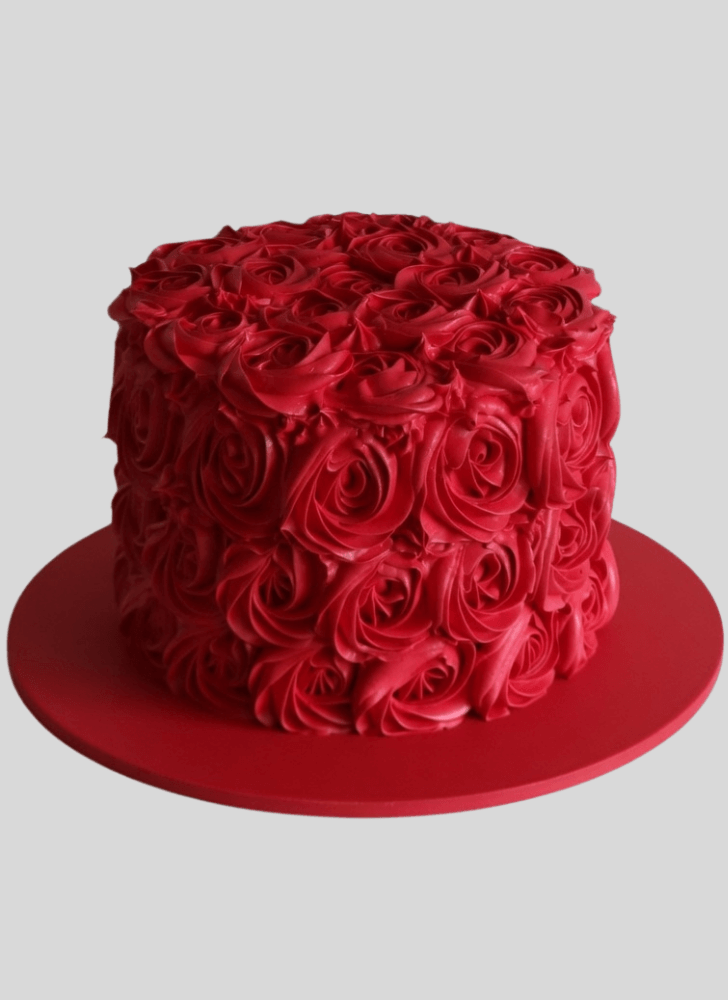 Alluring Red Cake
