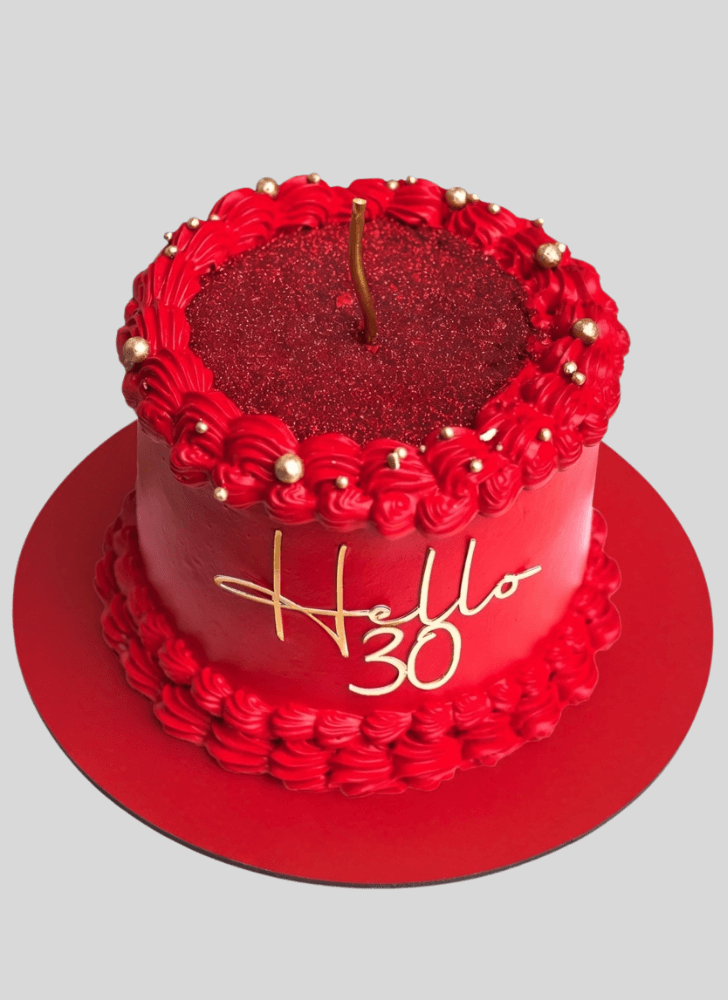 Angelic Red Cake