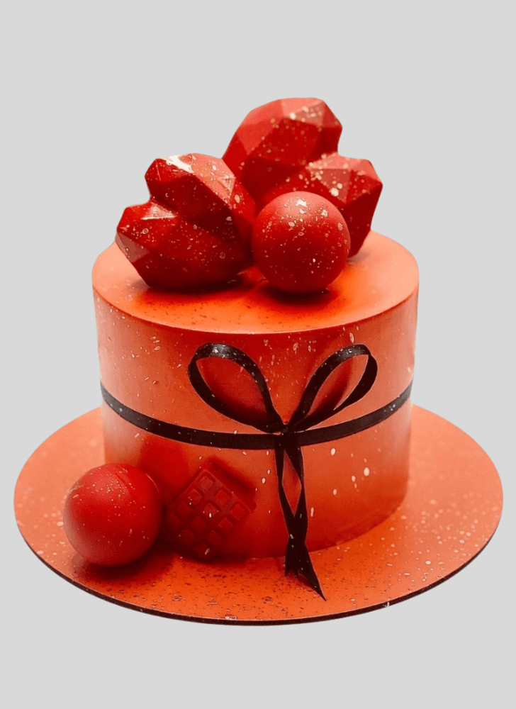 Appealing Red Cake