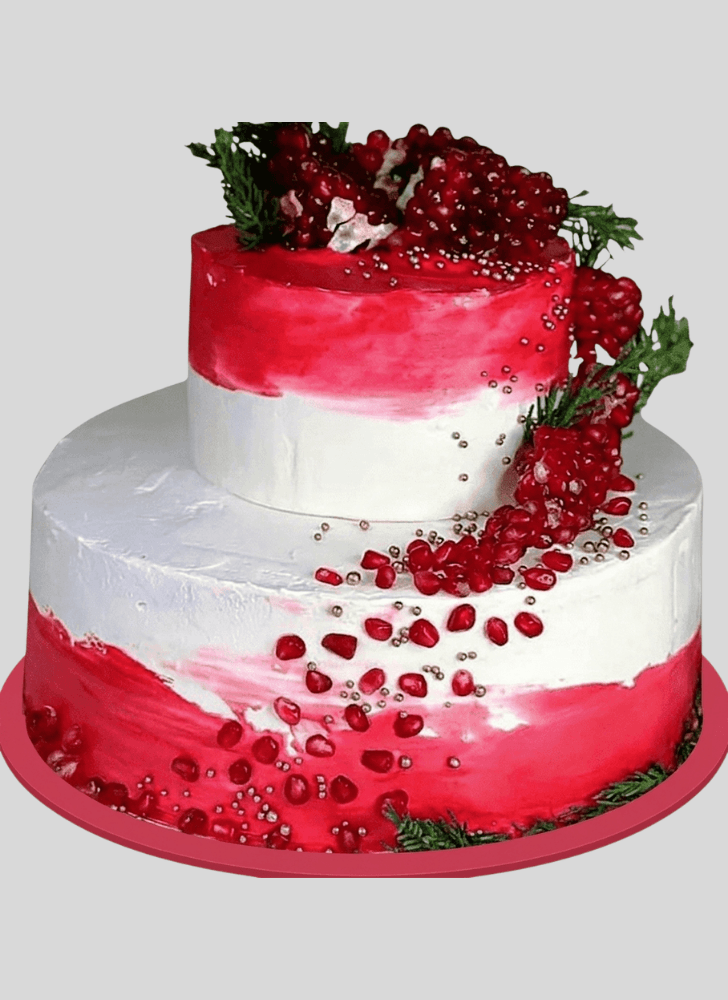 Charming Red Cake
