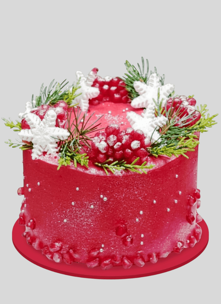 Comely Red Cake