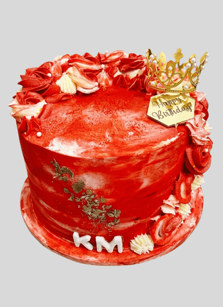 Radiant Red Cake
