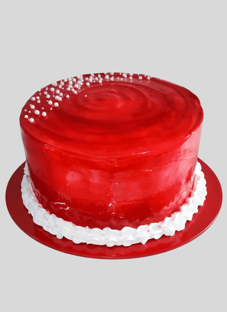 Shapely Red Cake