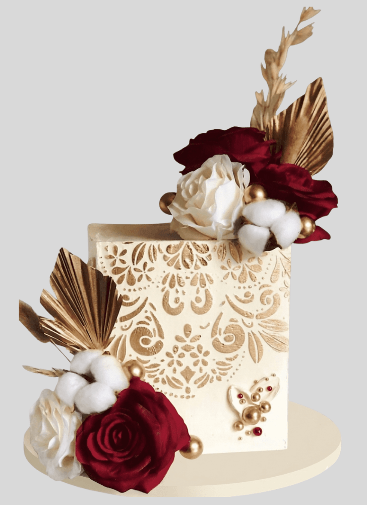 Charming Rose Cake