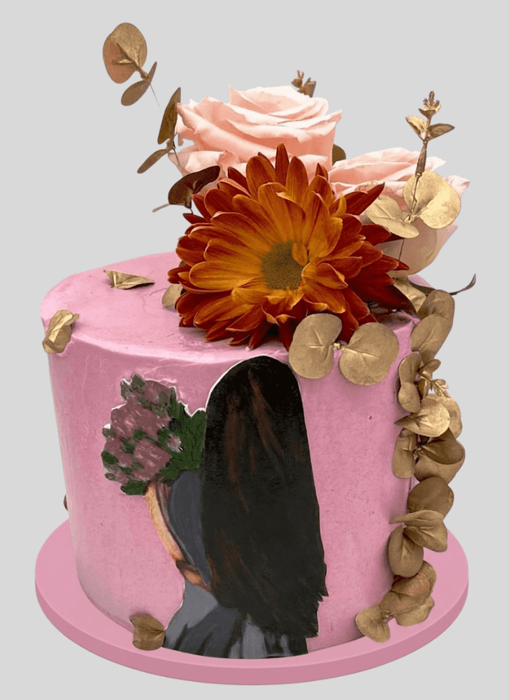 Classy Rose Cake