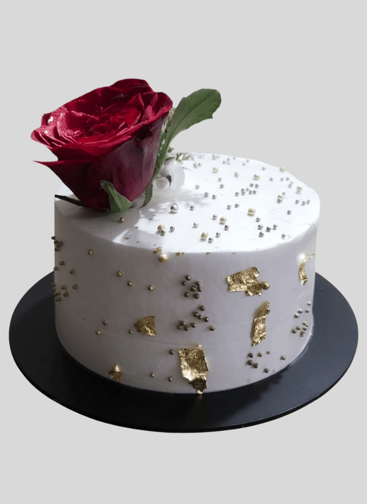 Delicate Rose Cake