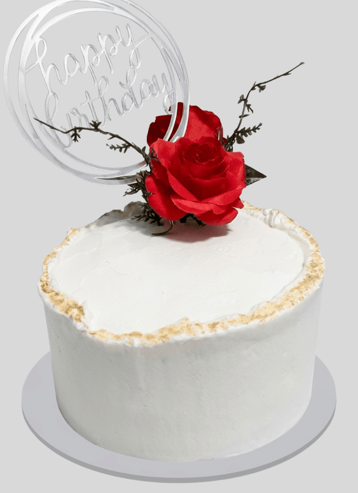 Enthralling Rose Cake