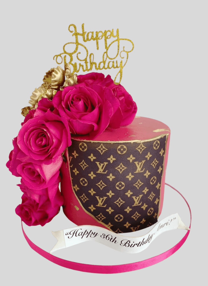 Enticing Rose Cake