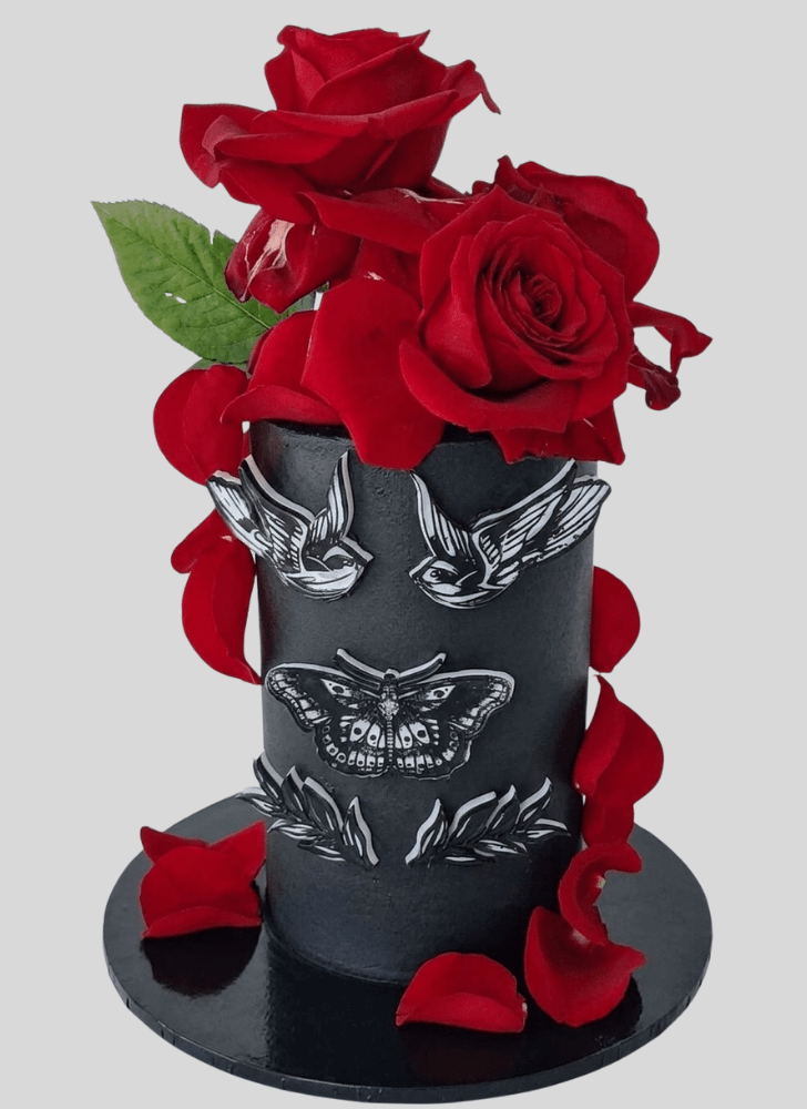 Exquisite Rose Cake