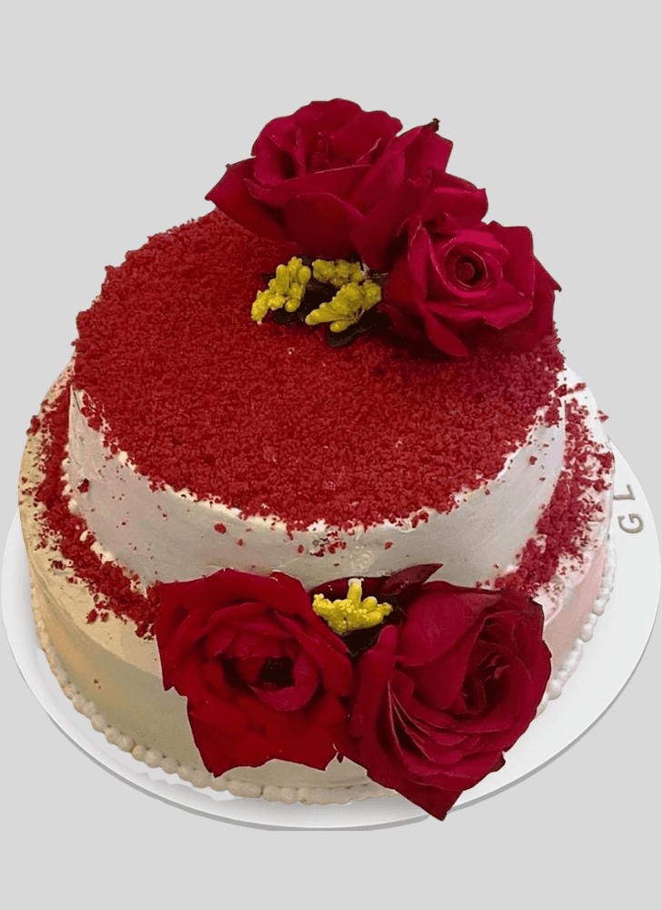 Fetching Rose Cake