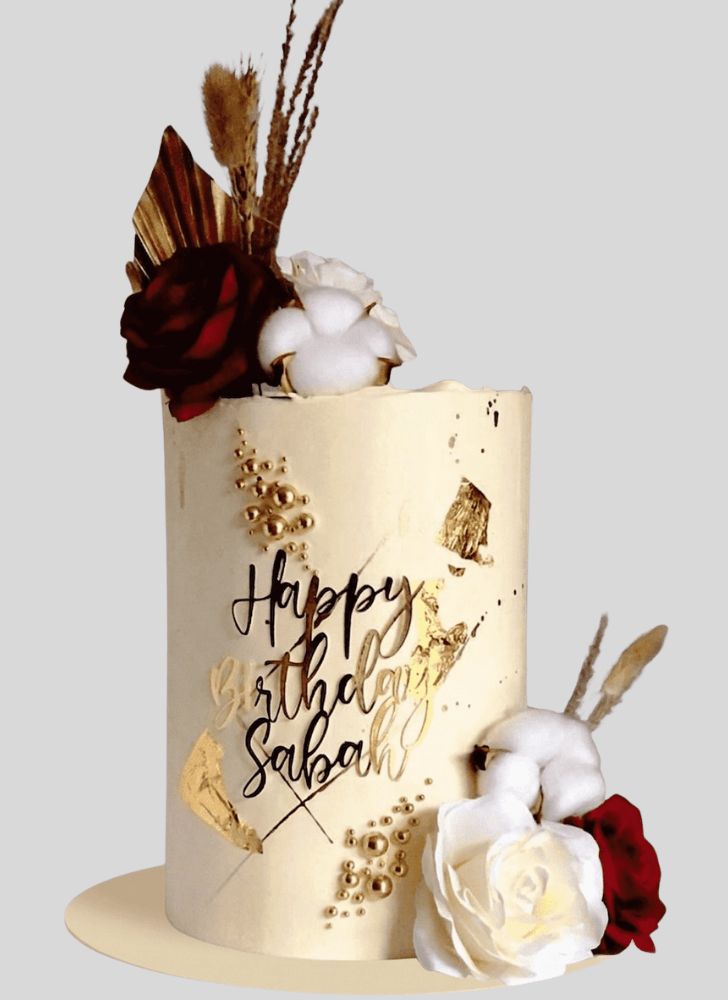 Pleasing Rose Cake