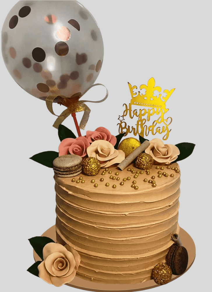 Refined Rose Cake
