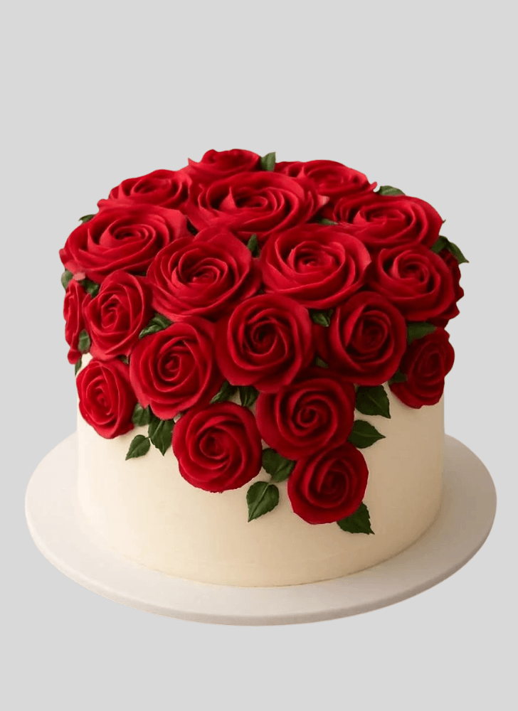 Shapely Rose Cake