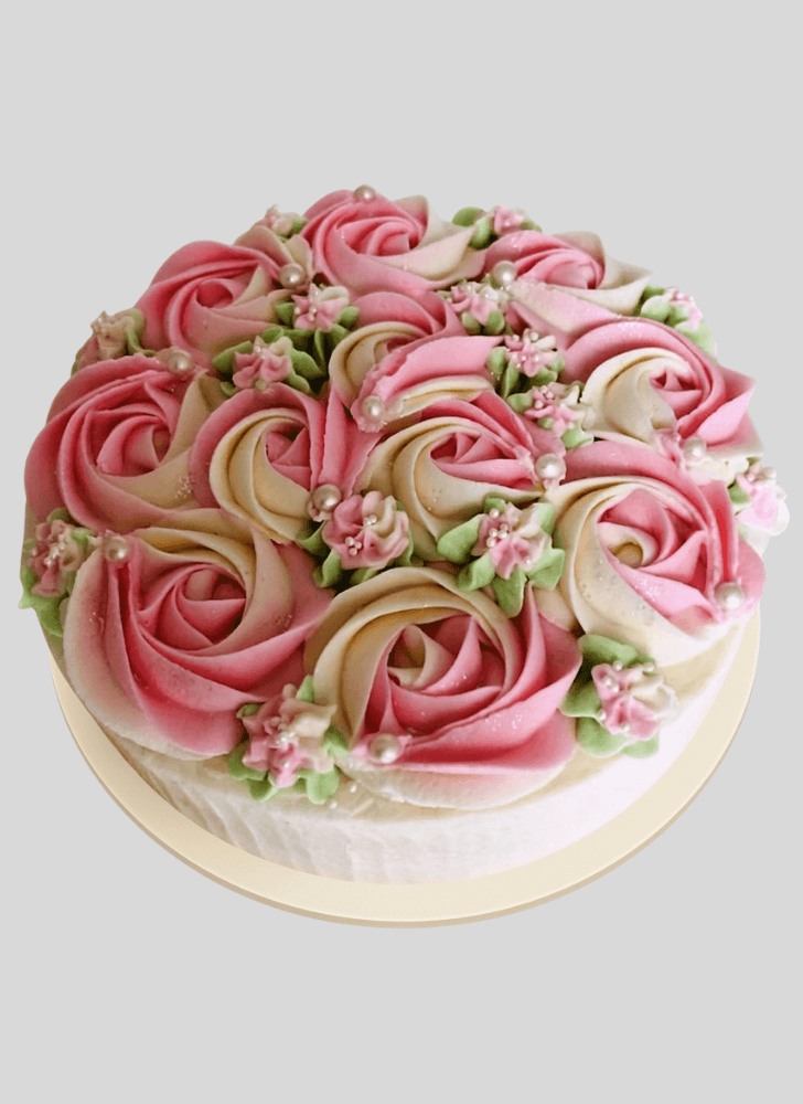Splendid Rose Cake