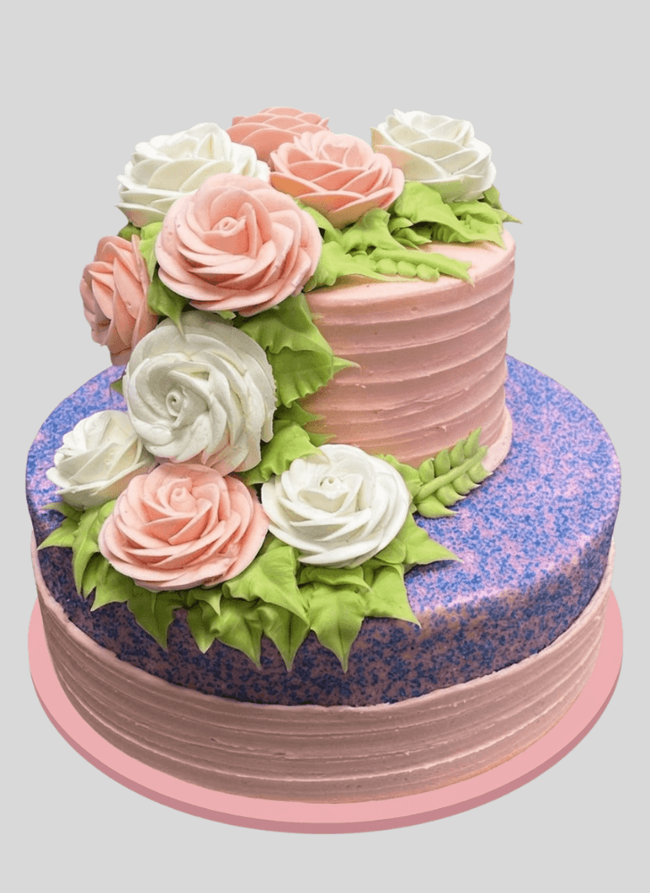 Superb Rose Cake