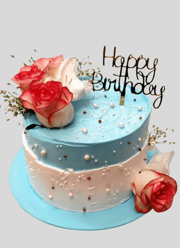 Wonderful Rose Cake Design