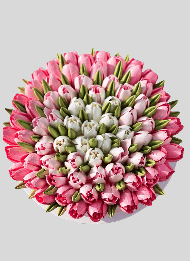 Cute Tulip Cake