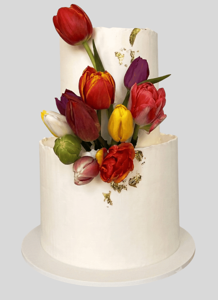Delightful Tulip Cake