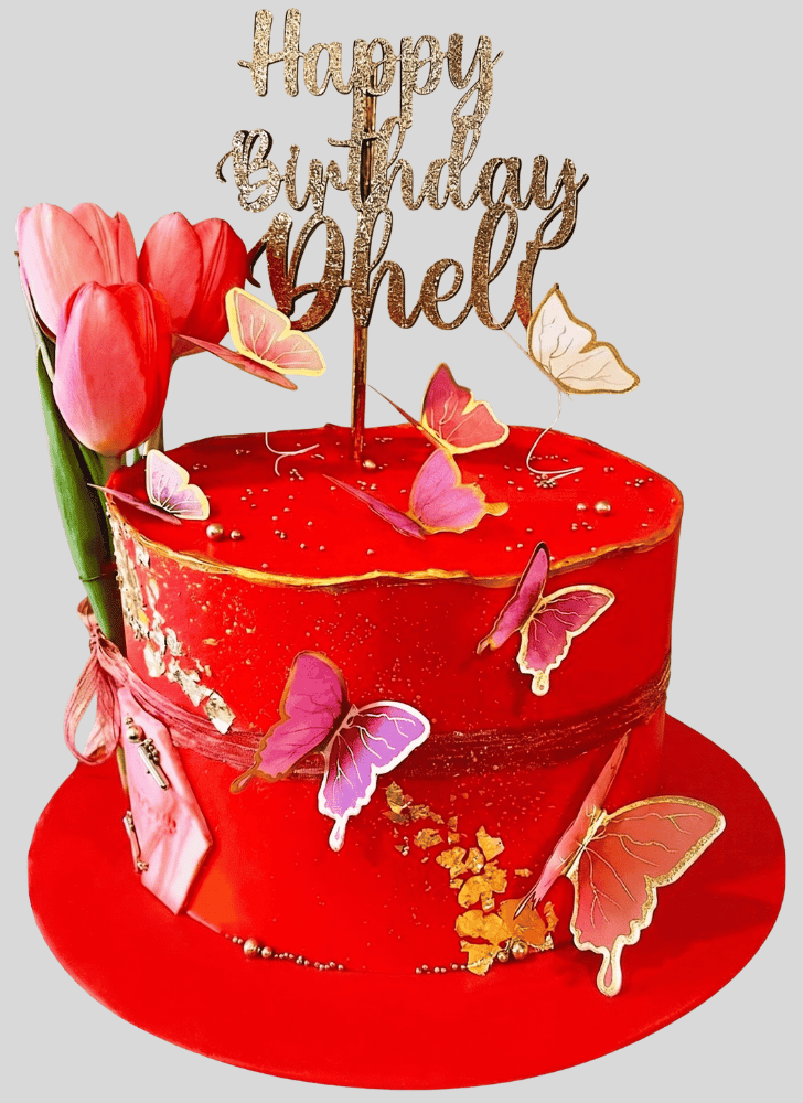 Exquisite Tulip Cake