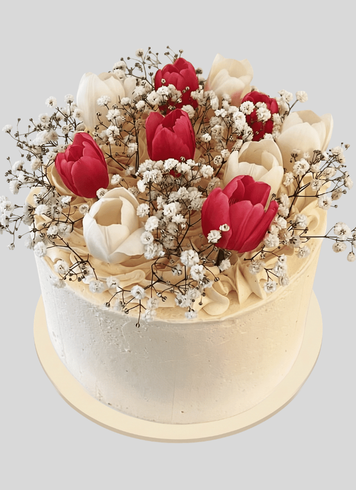 Fascinating Tulip Cake