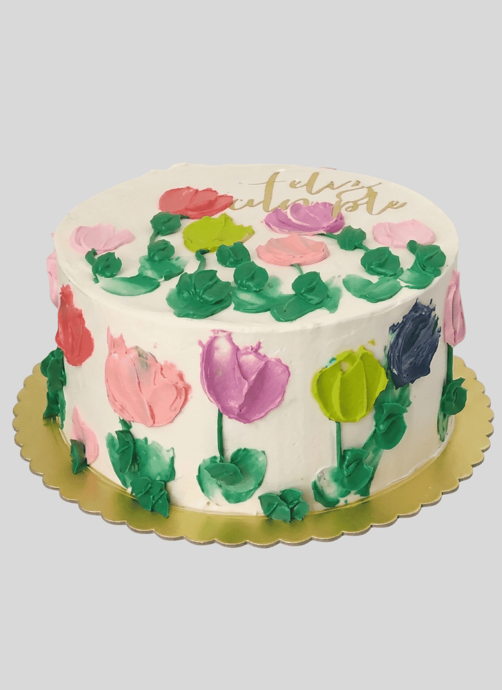 Graceful Tulip Cake