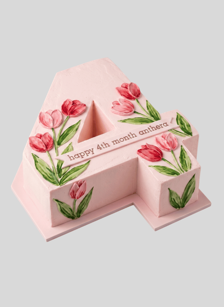Lovely Tulip Cake Design