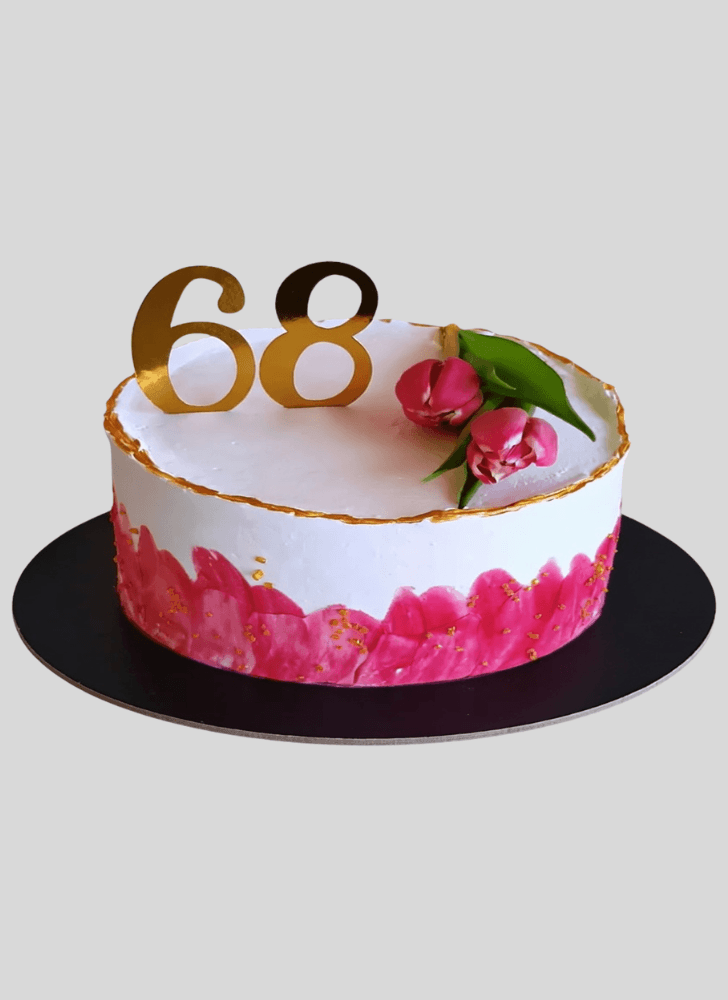 Mesmeric Tulip Cake