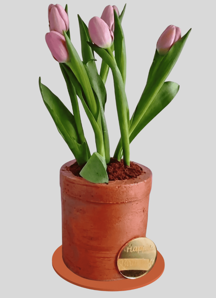 Ravishing Tulip Cake