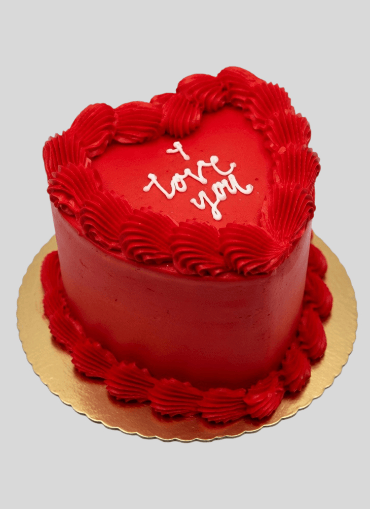 Adorable Valentines Cake