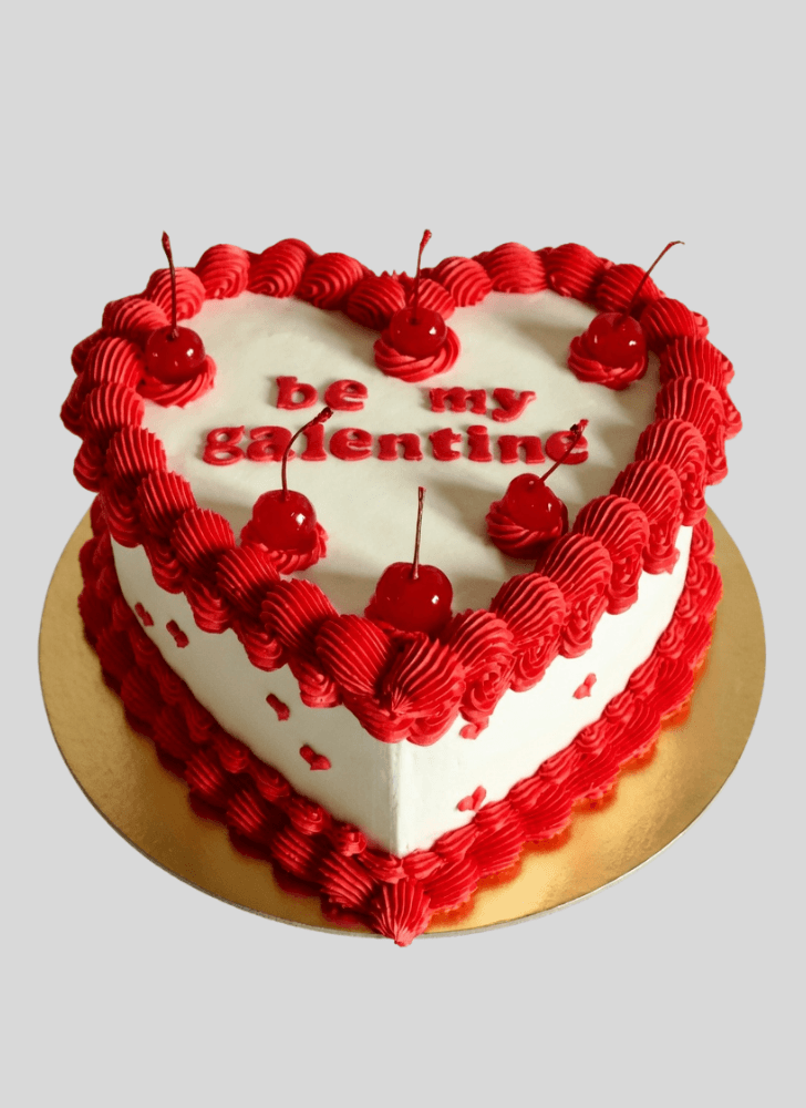 Inviting Valentines Cake