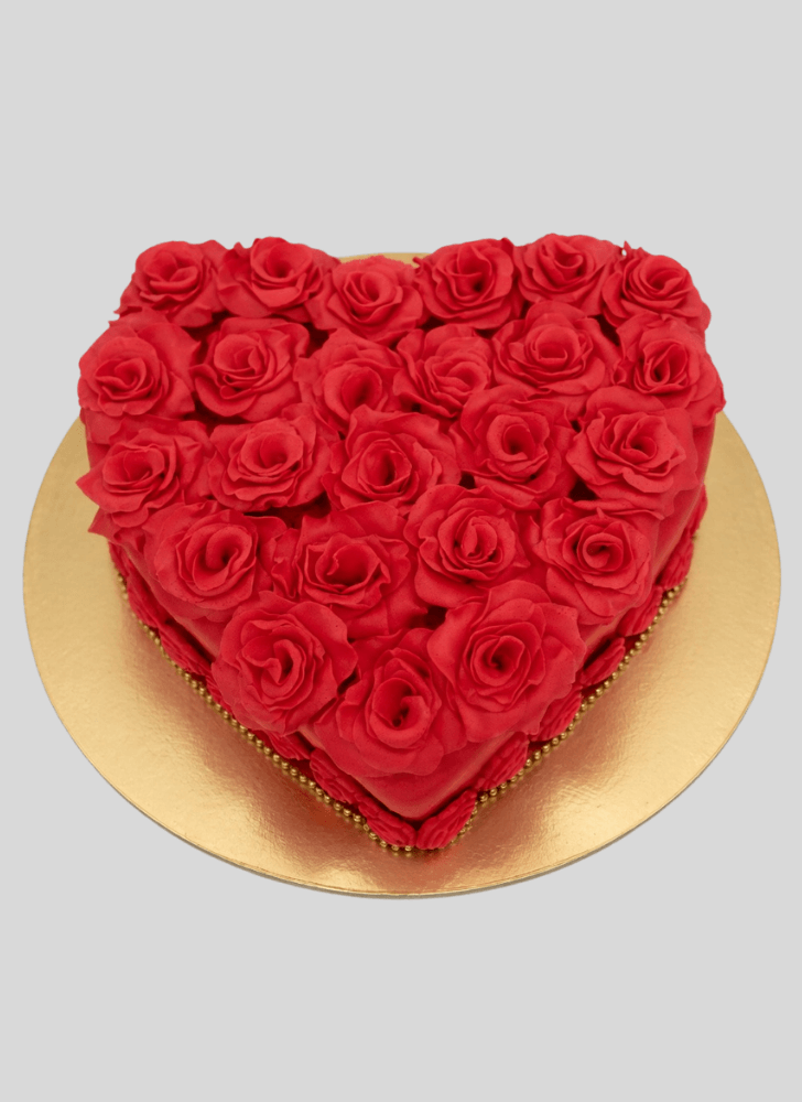 Pretty Valentines Cake