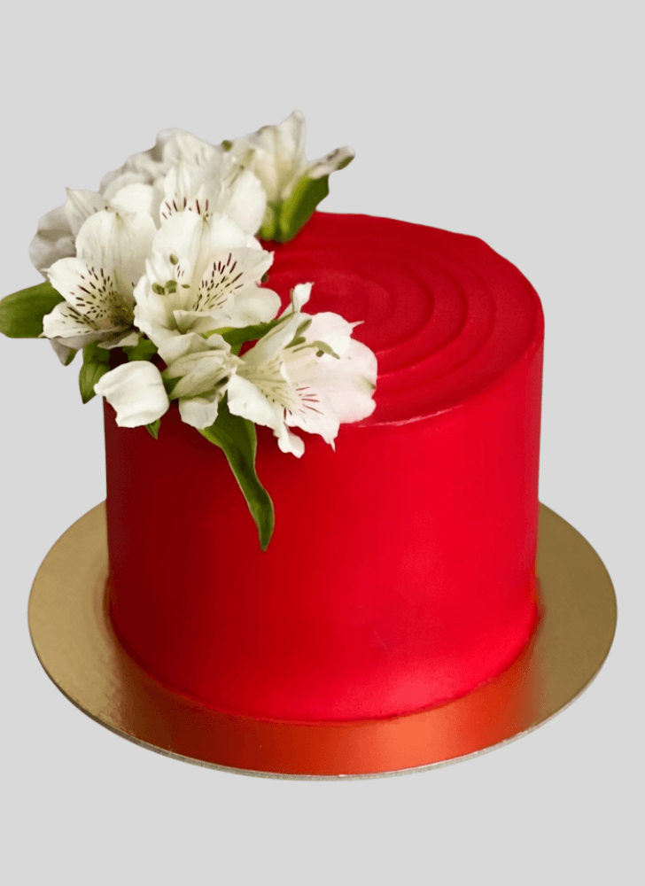 Radiant Valentines Cake