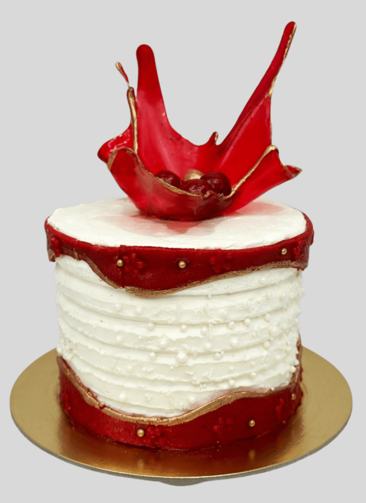 Resplendent Valentines Cake