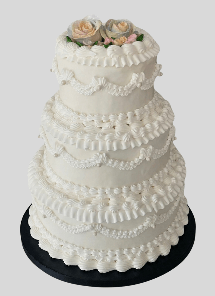 Admirable White Cake Design