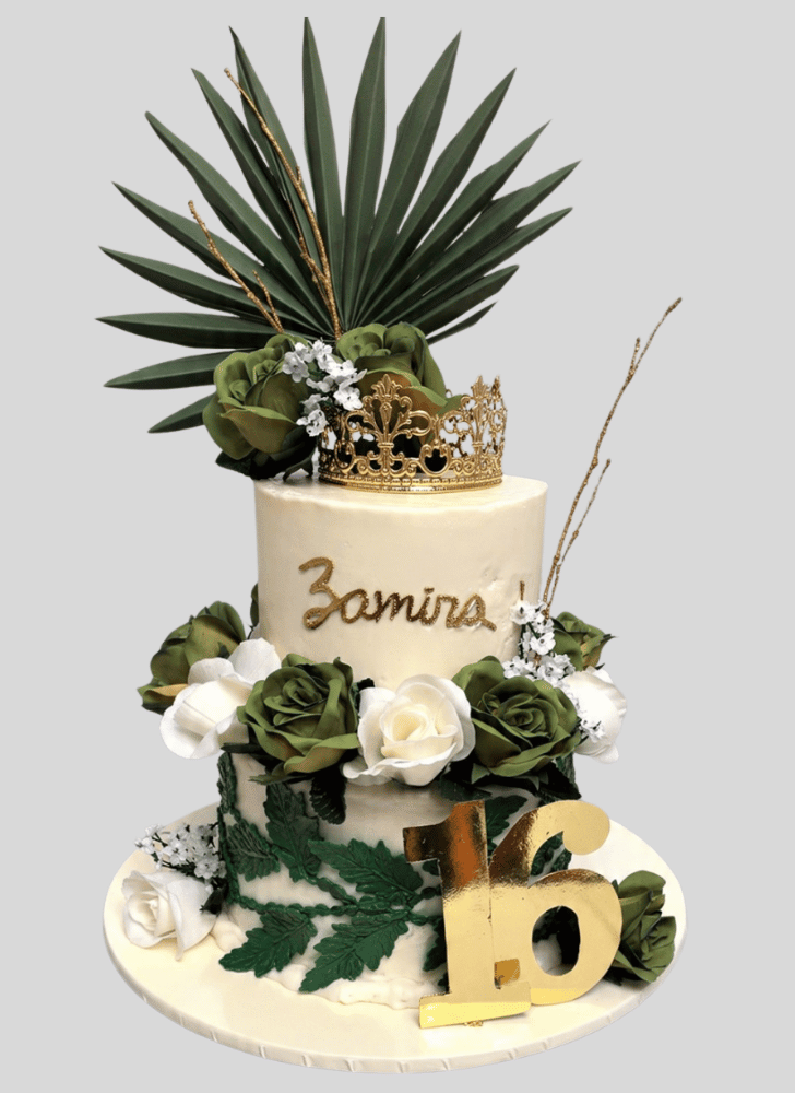 Inviting White Cake