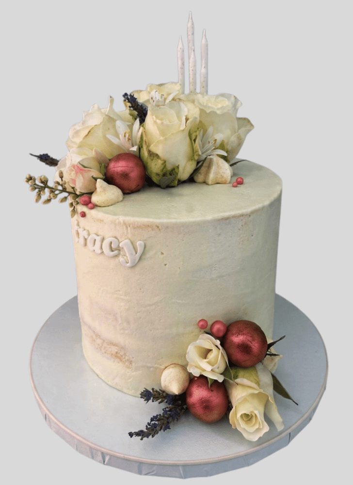 Magnetic White Cake