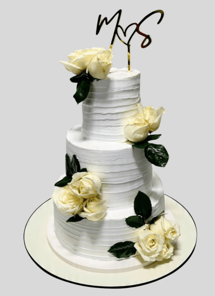 Pretty White Cake