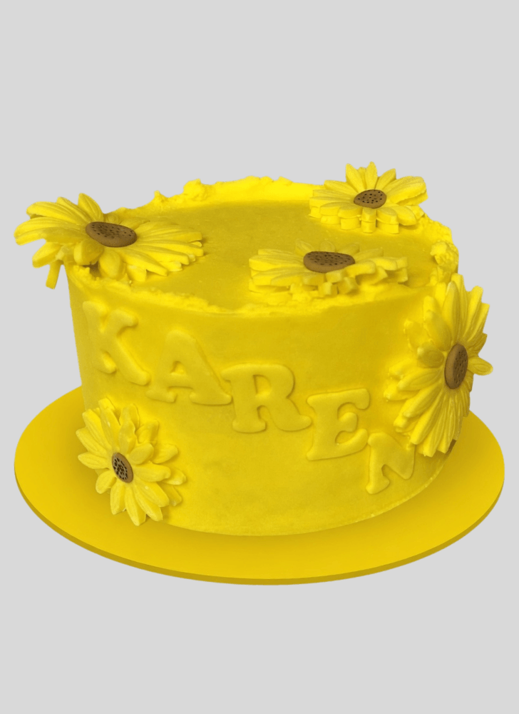 Cute Yellow Cake
