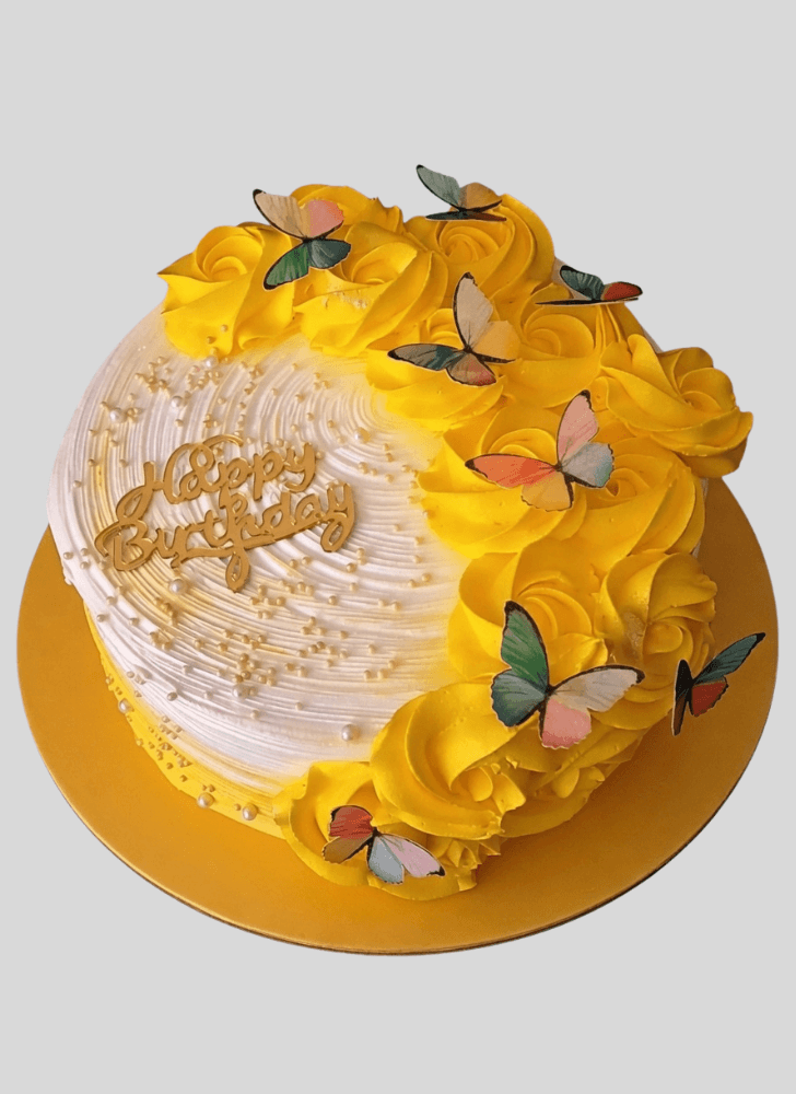Slightly Yellow Cake