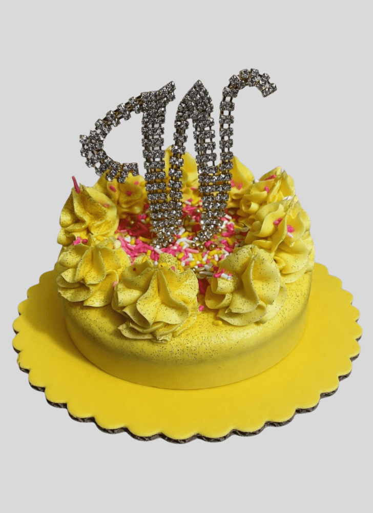 Wonderful Yellow Cake Design