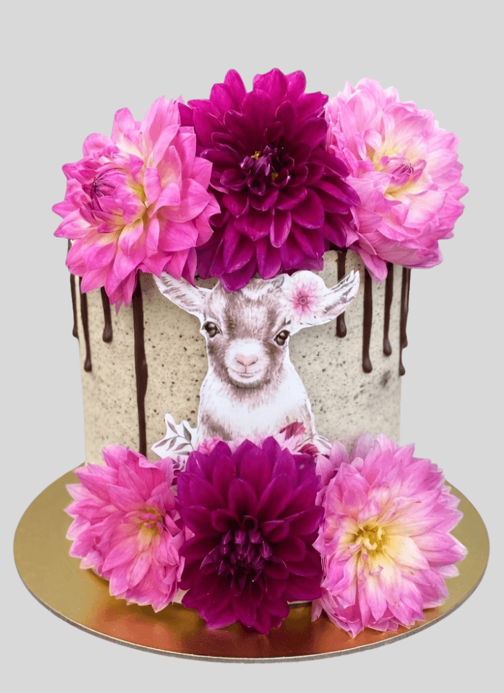 Adorable Dahlia Cake